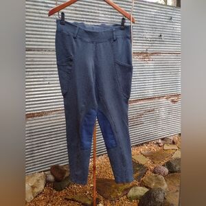 Sticky Seat size large blue silicone tights breeches 🩵💙